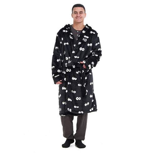 Snuggs Blanket Robe Black Eyes